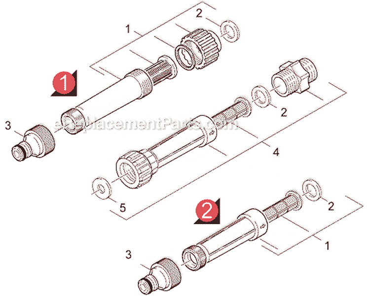 Page K Diagram and Parts List for K272 K 270 1.227-115.0 Karcher Pressure Washer